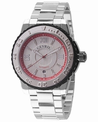 Gevril Men's 3113B Seacloud Swiss Automatic Stainless Steel Date Wristwatch