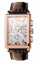 Gevril Men 5110 Avenue of America Swiss Automatic ETA 2892 Chrono 18k SOLID GOLD