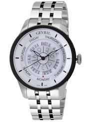 Gevril Men's 2002B Columbus Circle Automatic Two-Tone Steel Wristwatch