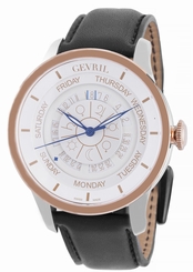 Gevril Men's 2003 Columbus Circle Automatic Limited Edition Gold IP Watch
