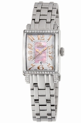 Gevril Women's Avenue of Americas Mini Watch 7248RTB Diamond Stainless Steel