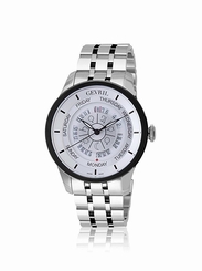 Gevril Men's 2002B Columbus Circle Automatic Limited Edition Date Steel Watch