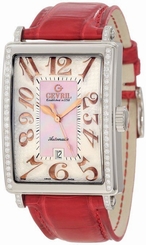Gevril Women's 6208RE Avenue of Americas Swiss ETA 2892 Automatic DIAMONDS Watch