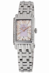 Gevril Women's 7249NE Mini Quartz Avenue of Americas Stainless S Diamond Watch