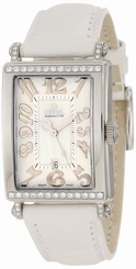 Gevril Women's 7249NT Avenue of Americas Mini 32mm Case White Diamond Watch