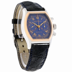 Girard Perregaux Mens Richeville 18K Rose Gold Auto Chrono Watch 27100.0.56.4434