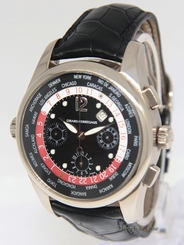 Girard Perregaux ww.tc World Timer Chronograph 18k White Gold Box/Papers GP 4980