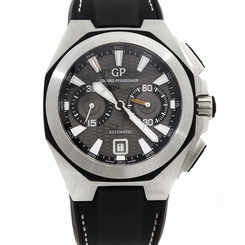 Girard Perregaux Chrono Hawk Auto 44mm Black Strap Mens Watch 49970-11-231-HD6A