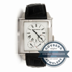 GP Girard-Perregaux Vintage 1945 White Gold Automatic Strap Mens Watch 25845-1
