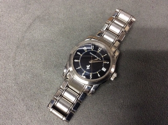 Girard Perregaux 8020 Ferrari automatics Steel Bracelet Black Dial