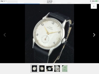 Girard Perregaux vintage mens watch late 40s early 50s --rare--