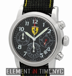 Fake AAA Girard Perregaux Ferrari Chronograph 36mm Carbon Fiber Dial 8020 Circa 2000 Watch