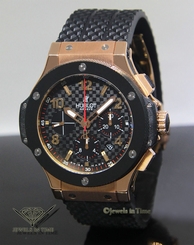 Hublot Big Bang 44mm Chronograph 18k Rose Gold Ceramic Mens Watch 301.PB.131.RX
