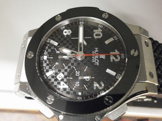 Hublot Big Bang Steel Ceramic Mens Watch 301.SB.131.RX 44.5MM. NICE.