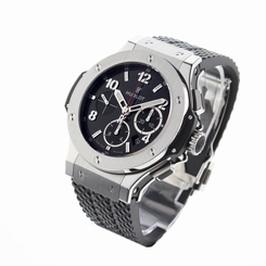 NEW HUBLOT Big Bang 44mm Steel Black Chrono Watch 301.SX.130.RX BUY! 845858078432