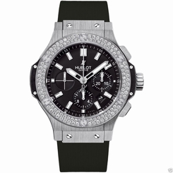 HUBLOT Big Bang Steel 44mm 301.sx.1170.rx.1104 Diamond Black Dial Ret: $18,800