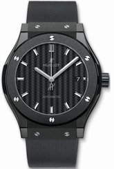 Hublot Classic Fusion Automatic 45mm Ceramic/Rubber Men's Watch 511.CM.1771.RX