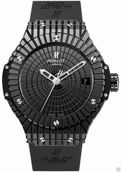 Hublot Big Bang Caviar 346.CX.1800.RX Black Ceramic 41mm Watch Ret: $10,000