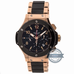 Hublot Big Bang 301.PB.131.FB Auto Rose Gold Ceramic Mens Bracelet Watch Chrono