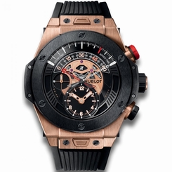 NEW Hublot Big Bang Unico Bi-Retrograde Chrono King Gold Watch 413.OM.1128.RX
