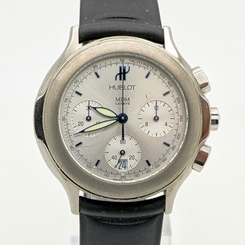 RARE - Men's Hublot MDM Titanium Chronograph Watch 1610.Ti with Hublot Box