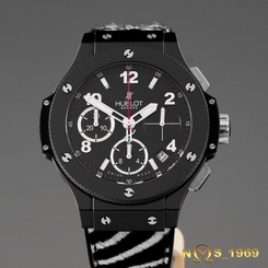 HUBLOT BIG BANG BLACK MAGIC CHRONOGRAPH REF 342.CX.130.RX 41MM AUTOMATIC BOX&PAP