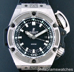 Hublot Oceanographic Monaco Special Edition 731.NX.1190.RX Titanium 48mm B&P