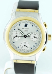 Hublot Classic Elegant Chronograph 18k Yellow Gold and Stainless 40mm mens watch
