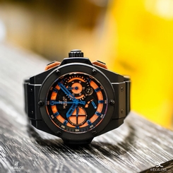 Hublot Big Bang King Power 48mm "La Romana" Ceramic Black/Orange Limited to 35pc