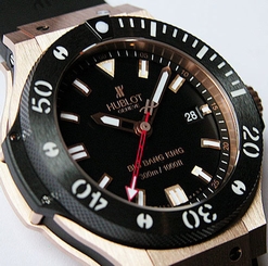 NEW HUBLOT 18K RED GOLD BIG BANG KING GOLD BLACK CERAMIC 48MM 322.PM.100.RX