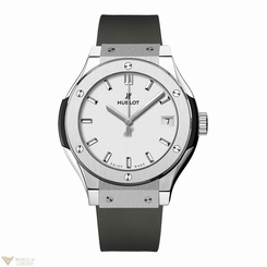 Hublot 581.nx.2611.rx Classic Fusion Quartz Titanium 33mm Complete Ret: $5,200