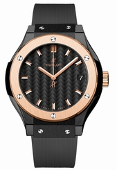 Hublot 581.co.1781.rx Classic Fusion Quartz Ceramic Rose Gold 33mm Ret: $7,900