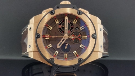 Hublot King Power Arturo Fuente 48mm 18k Rose Gold Cigar Watch limited Of 100