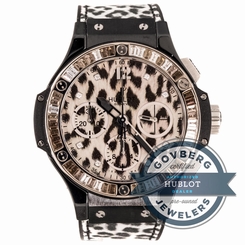 Hublot Big Bang Chrono 342.CW.7717.NR.1977 Auto Ceramic White Gold Strap Watch