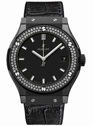 Hublot 581.cm.1171.lr.1104 Classic Fusion Quartz Diamonds Ceramic Ret: $9,400