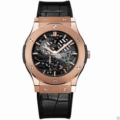 Hublot Classic Fusion Ultra Thin Skeleton 45mm 515.OX.0180.LR NEW Ret: $30,800