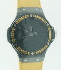 NEW Hublot Big Bang Black Lemon Date $19,500.00 LIMITED 38mm watch