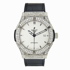 Hublot Classic Fusion Titanium 511.nx.2610.lr 45mm White Dial
