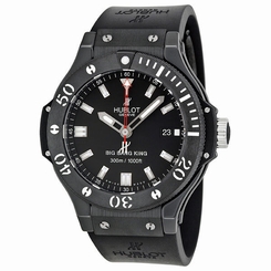 Hublot Big Bang Black Dial Black Rubber Strap Mens Watch 312.CM.1120.RX 845960059572