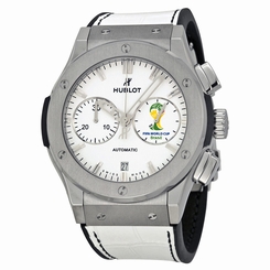 Hublot FIFA World Cup Brasil Automatic White Dial White Leather Mens Wach