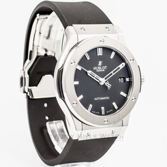 Hublot Classic Fusion Black Dial Black Rubber 511.NX.1170.RX Wrist Watch for Men