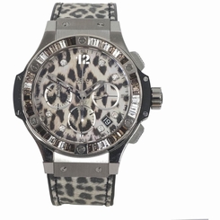 HUBLOT WOMEN'S BIG BANG - LIMITED EDITION DIAMOND AUTOMATIC WATCH HUBLOT TIGER
