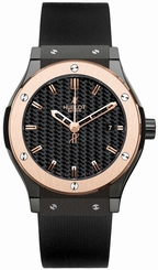 Hublot Classic Fusion 18kt Rose Gold & Black Ceramic 38mm 561.CP.1780.RX Carbon