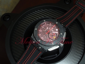 Hublot Big Bang Ferrari Carbon Red Magic Limited 1000 Pcs 45mm 401.QX.0123.VR