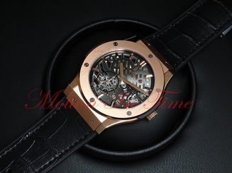 Hublot Classic Fusion Extra Thin Skeleton 18kt Rose Gold 45mm 515.OX.0180.LR