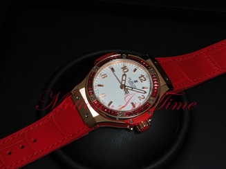 Hublot Big Bang Quartz Rose Gold Tutti Frutti 38mm "Red" 361.PR.2010.LR.1913 RED
