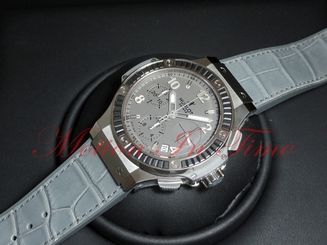 Hublot Big Bang Earl Grey Hematite Baguette 41mm Chronograph 342.ST.5010.LR.1912