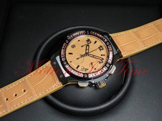 Hublot Big Bang Tutti Frutti 41mm Blk Ceramic Camel Baguette 341.CA.5390.LR.1918