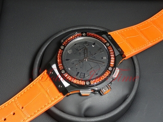 Hublot Big Bang Black Tutti Frutti Orange Baguette Sapphires 341.CO.1110.LR.1906