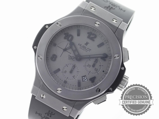 HUBLOT BIG BANG AUTOMATIC CHRONOGRAPH MATTE GREY DIAL TANTALUM 301.AI.460.RX 799422642546